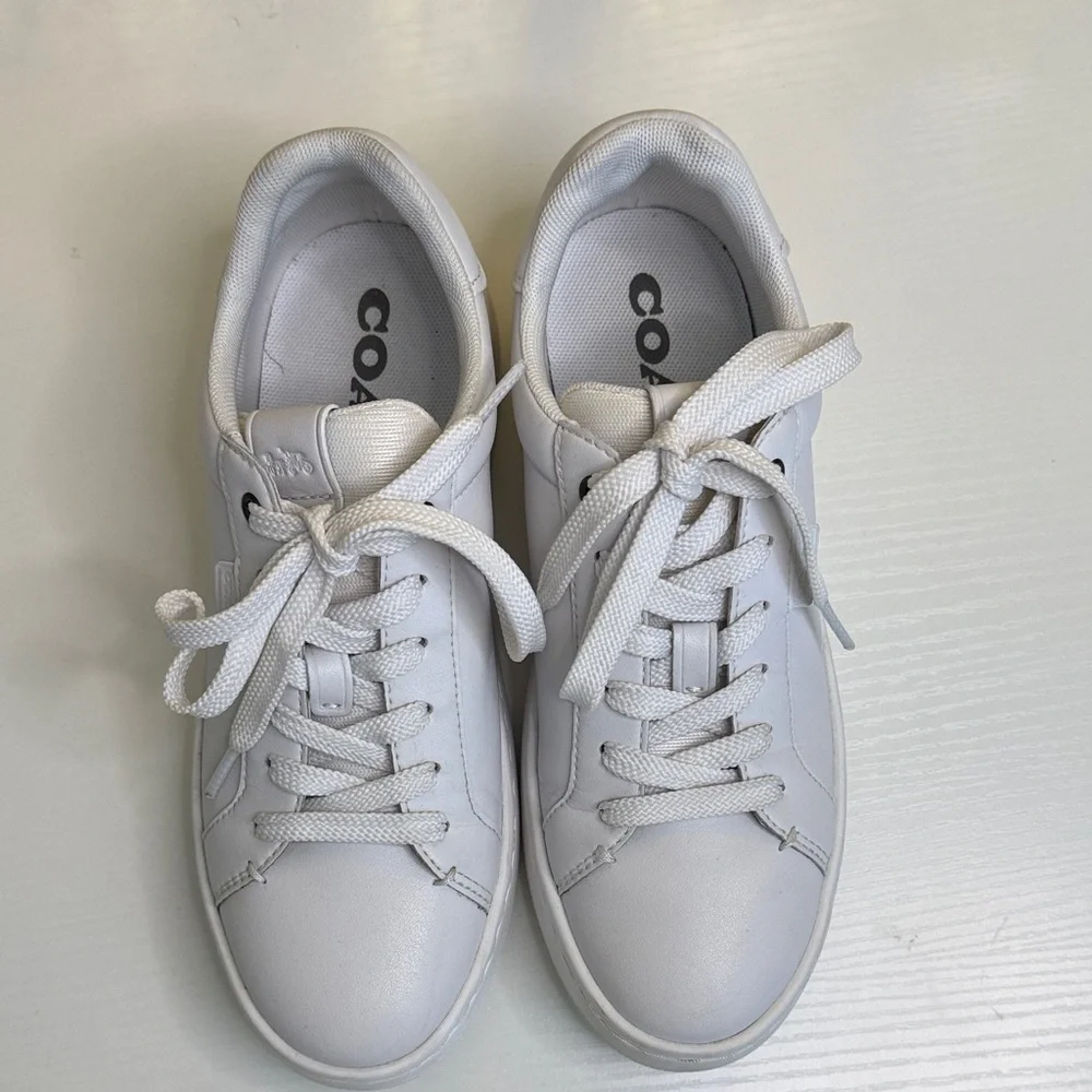 Coach Lowline White Sneakers - Picture 6 of 10